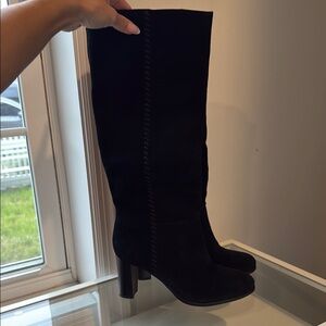 Clarks Black Knee-High Women's Boots 8.5